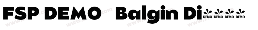 FSP DEMO   Balgin Di字体转换